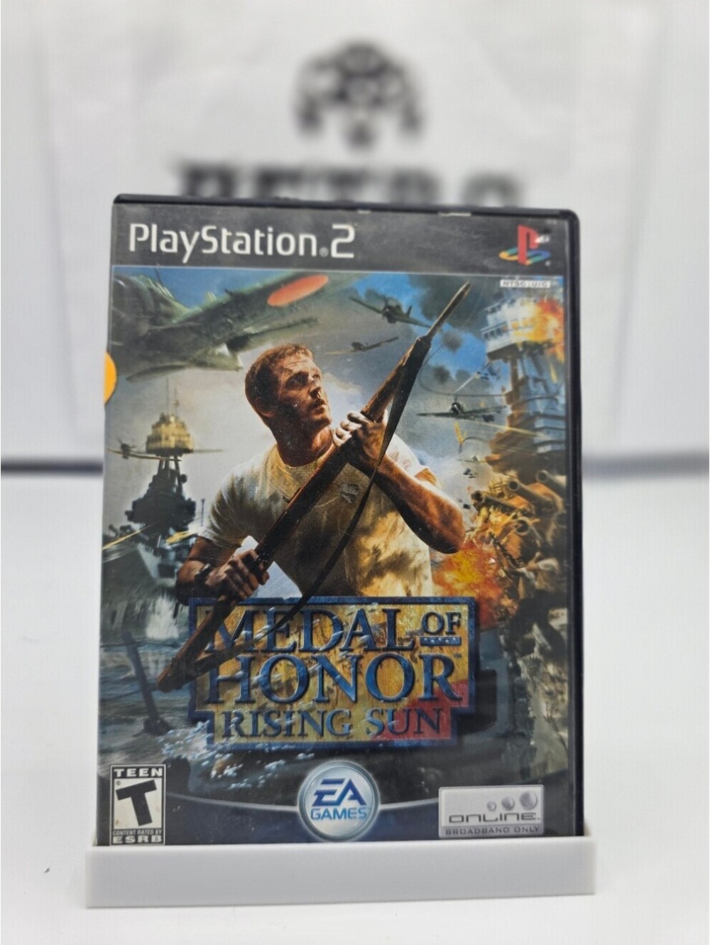Medal of Honor Rising case and manual w/Frontline disc for Playstation 2